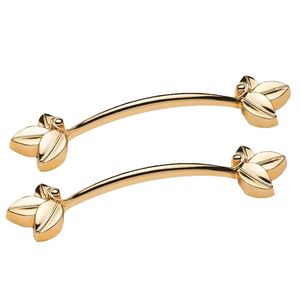 دستگیره کابینت طرح گل  کد defne بسته دو عددی